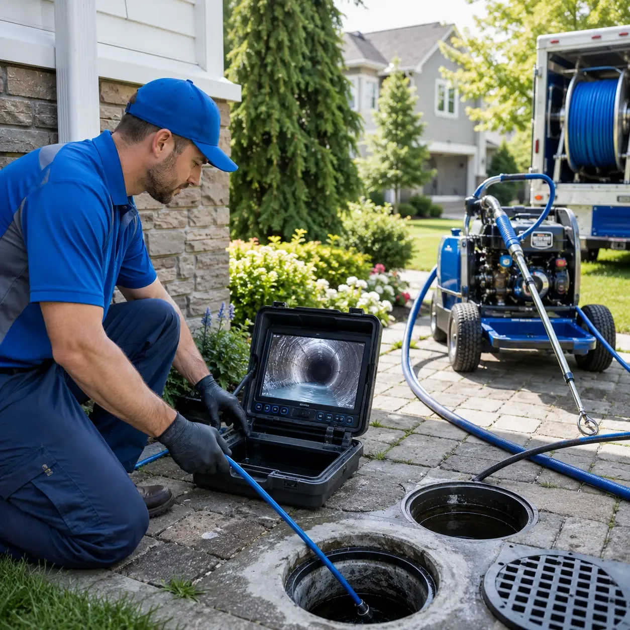 Outdoor drain cleaning professionals serving Ellendale, MN